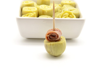 artichokes with anchovy