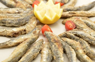 fried anchovies