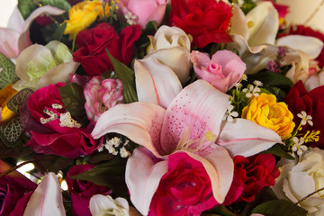 Plastic flowers