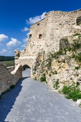 Rupea Fortress in Transylvania, Romania