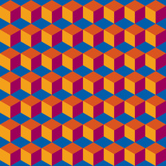 vector geometric seamless background