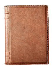 Notebook with leather cover