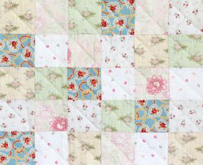 Patchwork Quilt , Classic pattern square