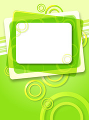 Abstract geometric banner