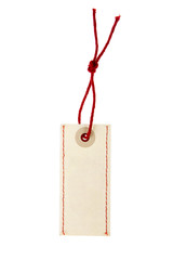 Blank label price gift tag