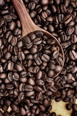 Roasted coffee beans