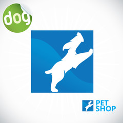 Pet Shop Illustration, Sign, Symbol, Button