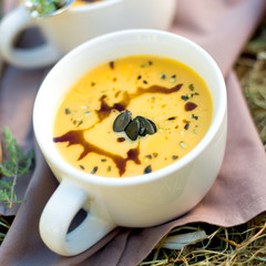 Kürbissuppe