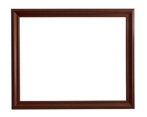 Wooden rectangle picture frame