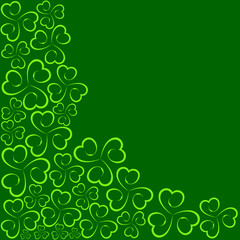 St Patricks Day background stock vector