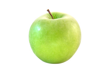 Frischer grüner Apfel - freigestellt