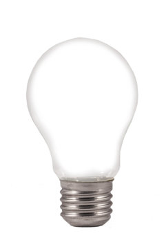 Empty Light Bulb isolated on white