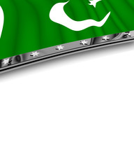Designelement Flagge Pakistan