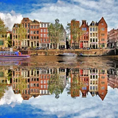 Tuinposter mooi Amsterdam, Nederland © Freesurf