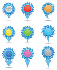 The icons and pointers.