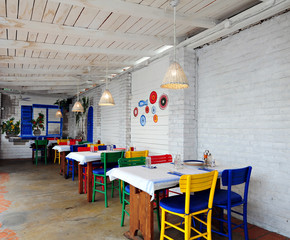 Greek tavern concept