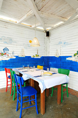 greek restaurant interior