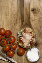 Italian pasta, ties