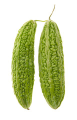 Bitter gourd on background