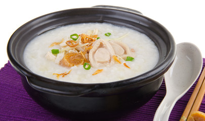 abalone porridge rice gruel