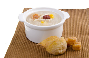 Bird's nest. Boiled bird's nest