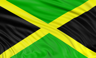 3D Jamaican flag
