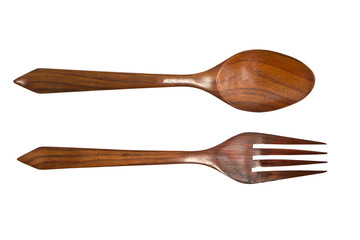 Set of fork and spoon,