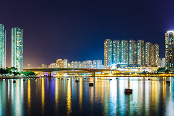 Residential district in Hong Kong