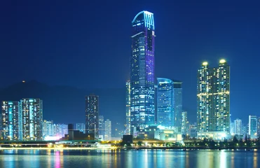 Foto auf Acrylglas Hong Kong cityscape © leungchopan