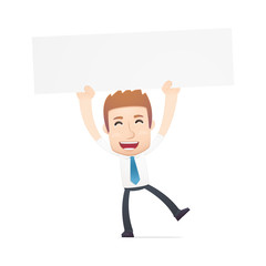 office worker in various poses for use in advertising,