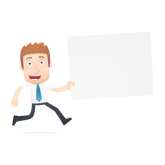 office worker in various poses for use in advertising,