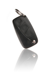 Car keys isolated on white background