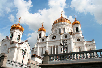 Cathedral of Christ the Savior in Moscow, Russia