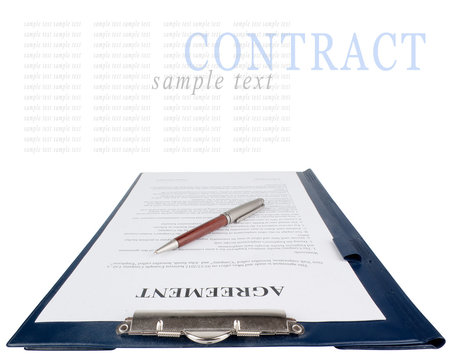 Singing the contract (agreement)