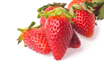 strawberry, fresh red strawberry on background