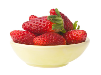strawberry, fresh red strawberry on background