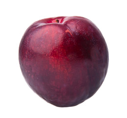 Plum. Ripe plum fruit on background