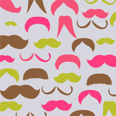 Beard&Moustache Vector