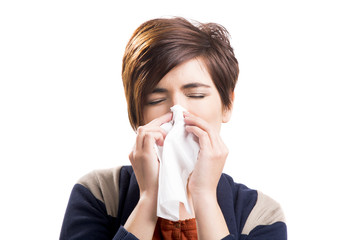 Sick woman