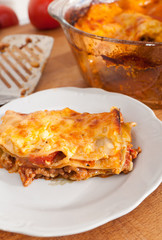 home made lasagne