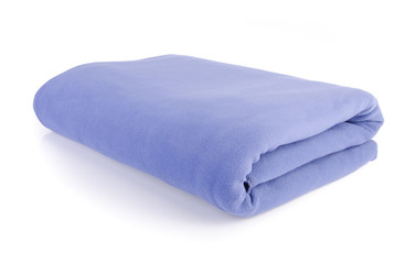 blanket, Soft warm blanket on background