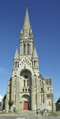 Fototapeta na wymiar Katedra Vitre, Francja