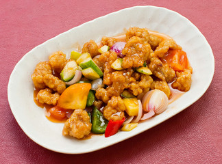 pork sweet and sour pork saia food.