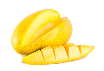 Naklejka na ściany i meble mango. sweet mango on background.