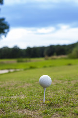 Golf Ball on field