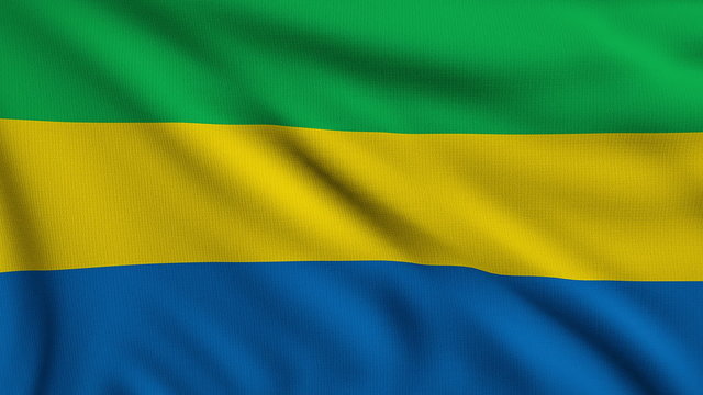 Flag of Gabon looping