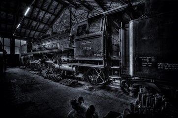 Fototapeta na wymiar Dampflokomotive 01 204