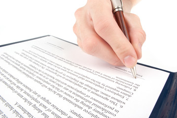 Singing the contract (agreement)