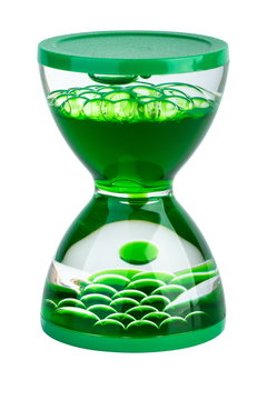 Green gel hourglasses