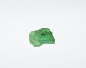 Emerald rough gemstone
